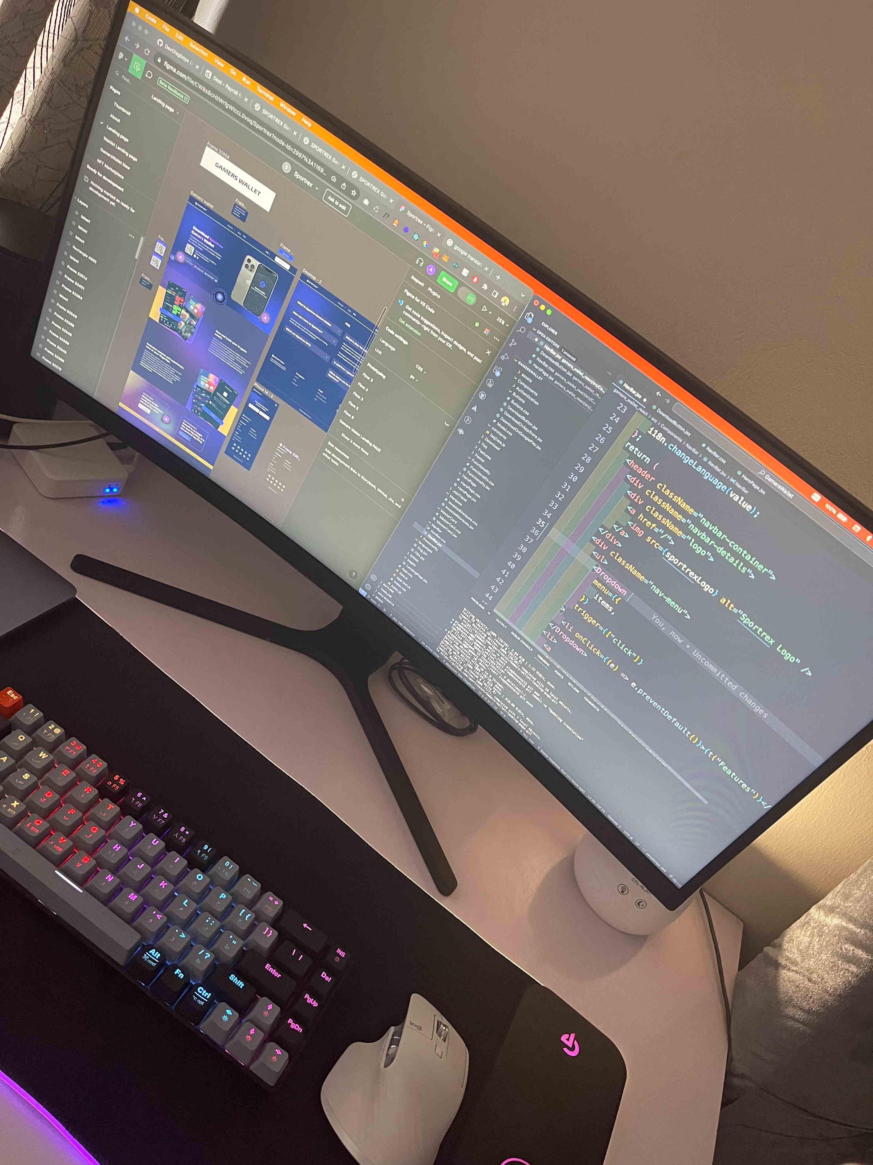 The desk where it all happens